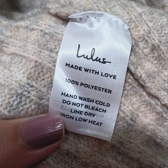 Lulu's Cream Ribbed Cardigan - Picture 5 of 8